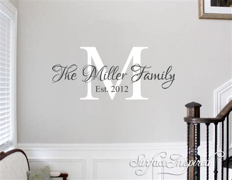 family monogram wall decals.